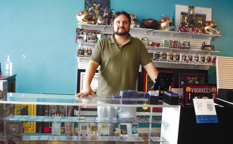 Christopher Jameson hopes to transform The Ript Zone into Milledgeville’s local game shop. BAILEY BALLARD/Staff
