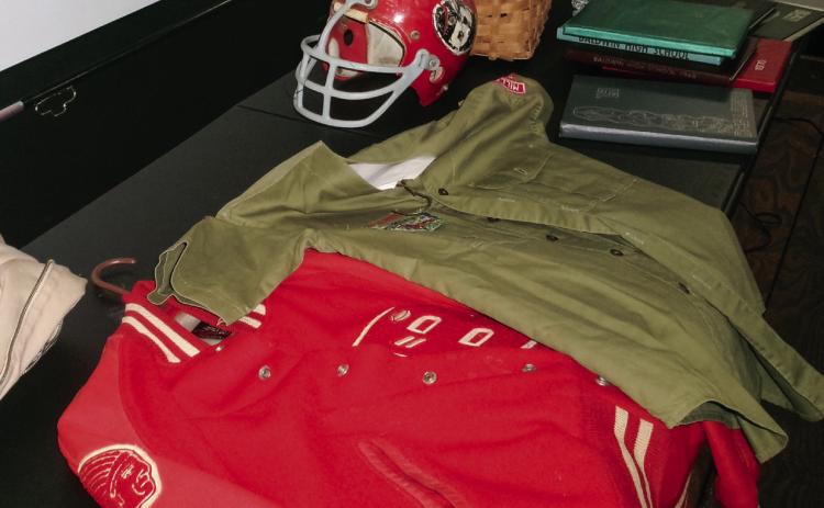 Millians brought memorabilia from his younger days in Baldwin County.