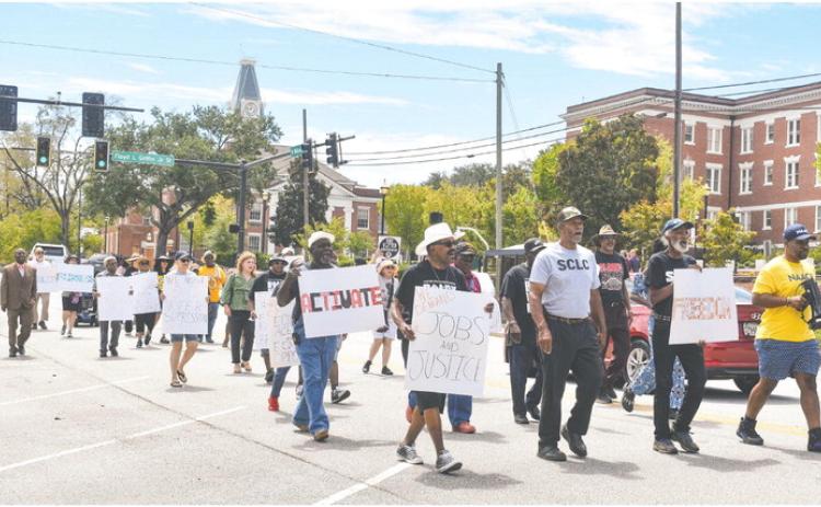 Milledgeville marches in memory of March on Washington