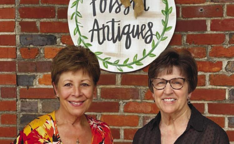Dianne Hattaway (l-r) and Carol Robeson, the owners of Forsyth Antique and More, say the store is the largest antiques store in Middle Georgia. CONTRIBUTED