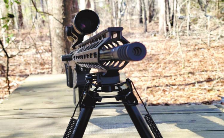 A photo of one of the unique guns sold by Red Roo Defense in Jones County. CONTRIBUTED BY MATTHEW SIMS