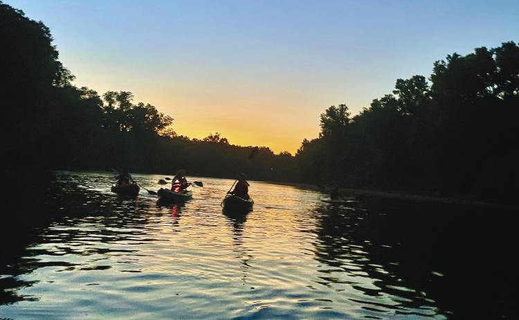 The sun begins to set on Bill Kennedy’s Full Moon Float excursion. BILL KENNEDY/Contributed