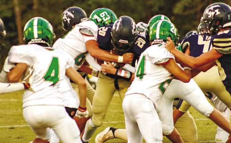 The JMA Trojans will play Macon’s Stratford Academy Friday. LANCE MCCURLEY/Staff