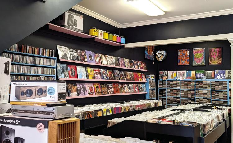 Wax Galaxy Records has added new stock over the first year and has plans to get involved with local musicians as, well as host workshops in the store. ANDREW BROWN/Staff