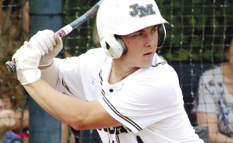Banks Eady (4) hit a three-run home run in the championship-winning game. | TREY NORRIS