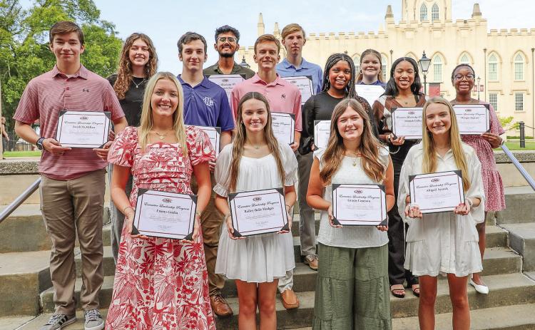 Georgia Military College’s Executive Leadership Program graduated 18 students this summer , with 14 present to receive certificates. COURTESY OF GMC