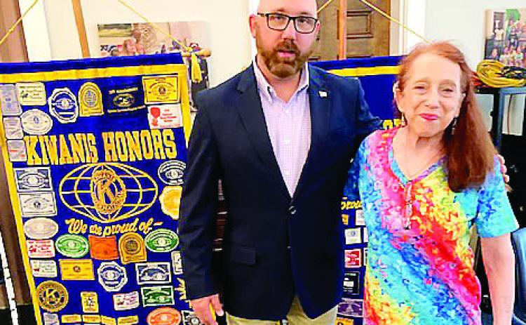 Commissioner speaks to Milledgeville Kiwanis Club