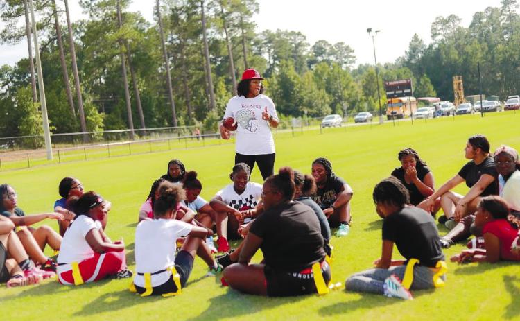 BHS Women’s Flag Football team wins Atlanta Falcons grant for $5,000