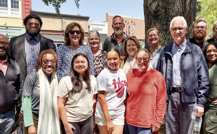 Dr. Greg DeLoach and his class “Dementia, Disabilities and Differences” of Mercer University’s McAfee School of Theology in Atlanta toured the local Central State Hospital Museum and discussed mental health history and present-day care with Seeking Asylum founder and museum curator Jessica Whitehead (red shirt, front row). CONTRIBUTED