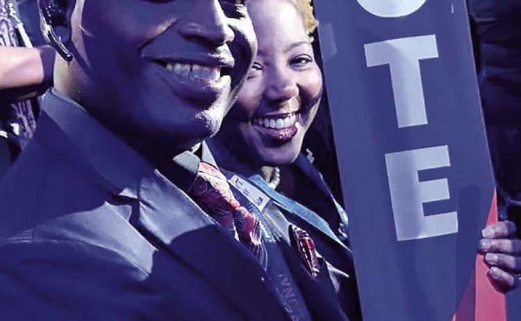 Quentin T. Howell at the Democratic National Convention in Chicago. CONTRIBUTED