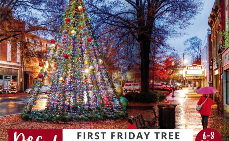 Holiday on Hancock: First Friday’s Tree Lighting Dec. 6