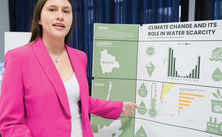 Students learn about climate change through liberal arts